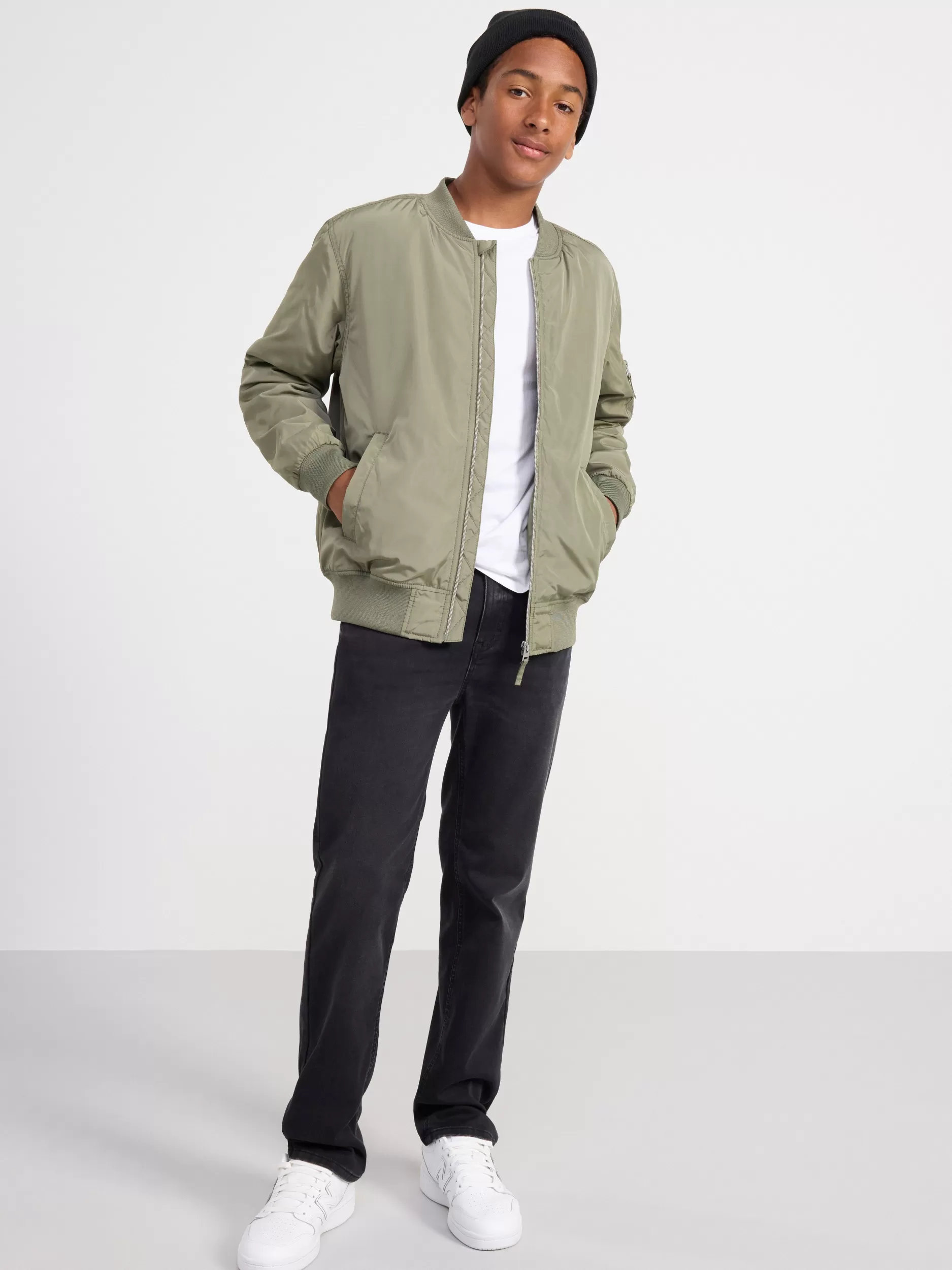 Lindex Yttertøy<Vannavstotende Bomberjakke Dark Khaki