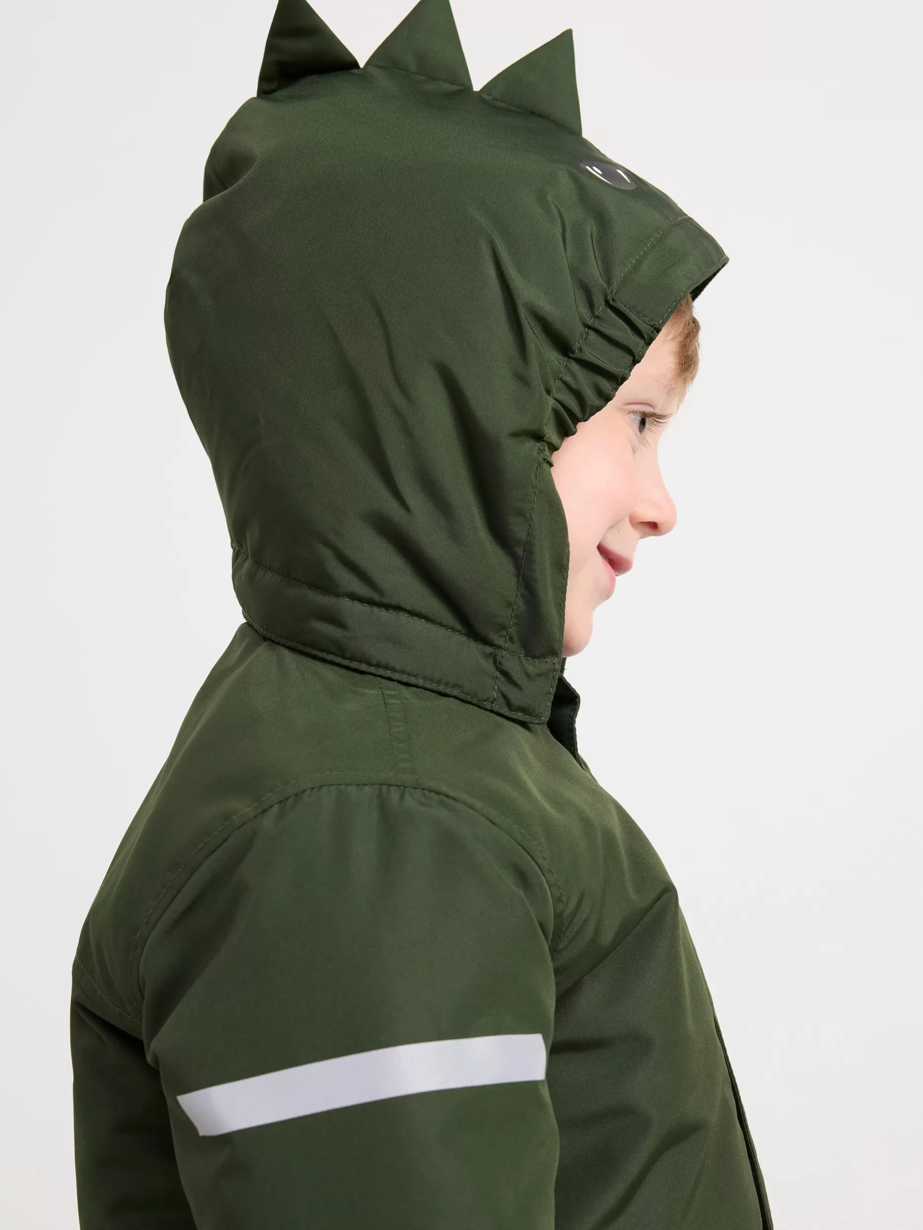 Lindex Yttertøy<Vannavstotende, Vattert Jakke Dark Dusty Green