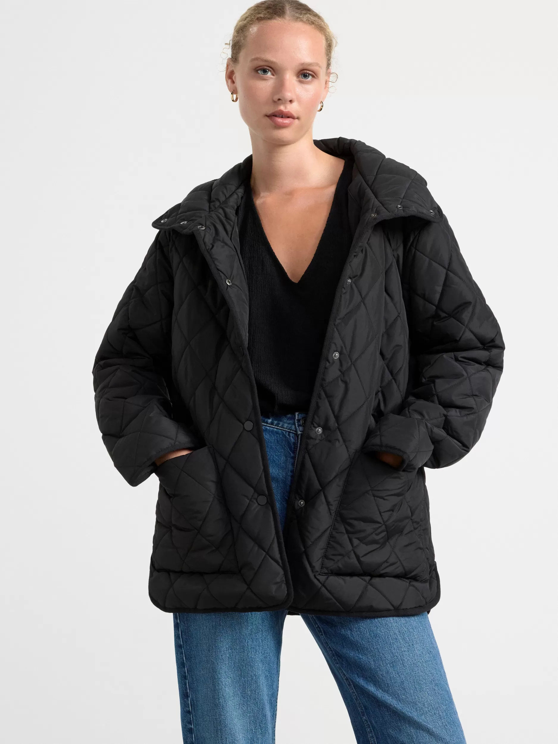 Lindex Yttertøy<Vattert Jakke Black