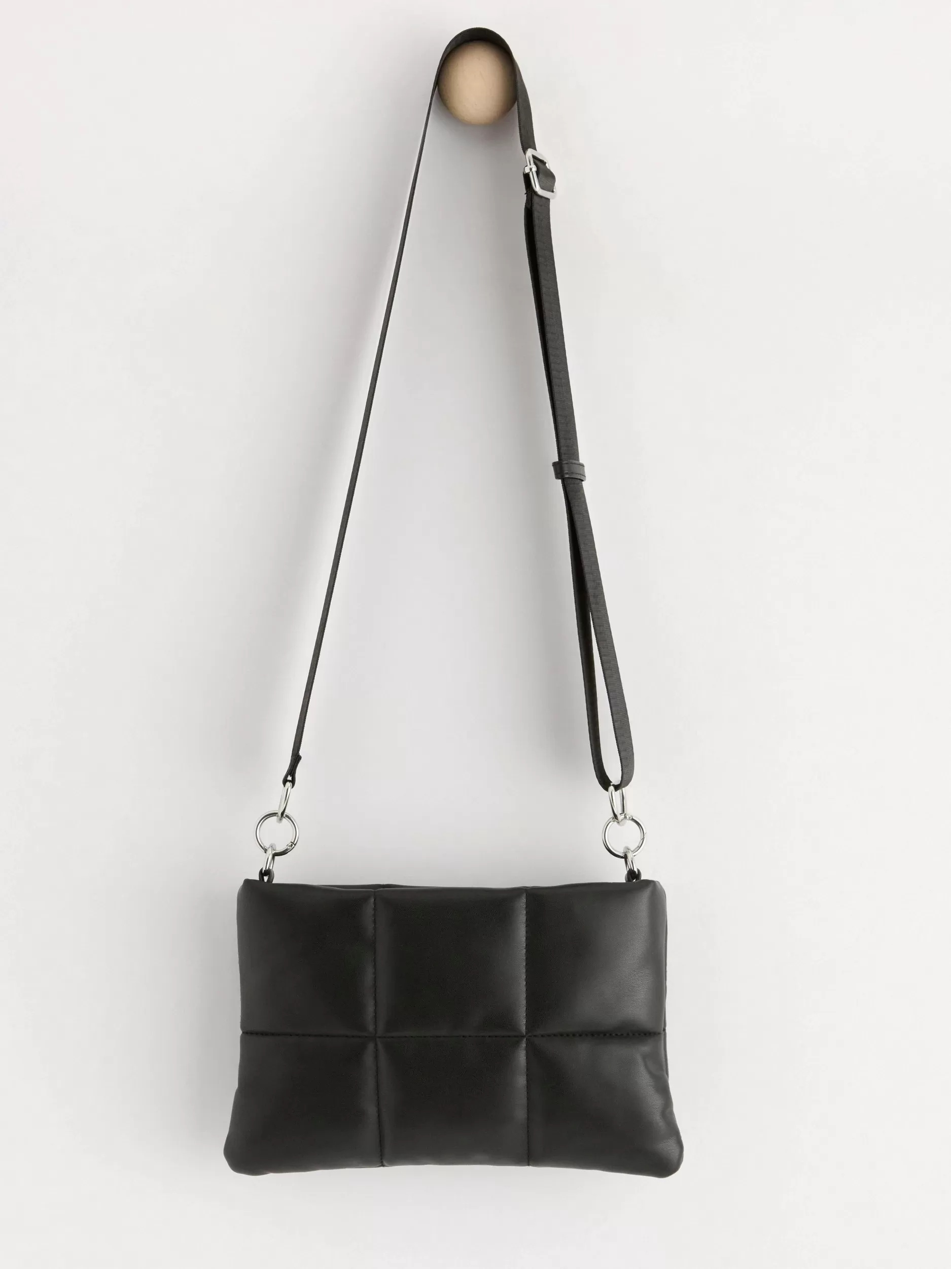 Lindex Vesker<Vattert Skulderveske Black