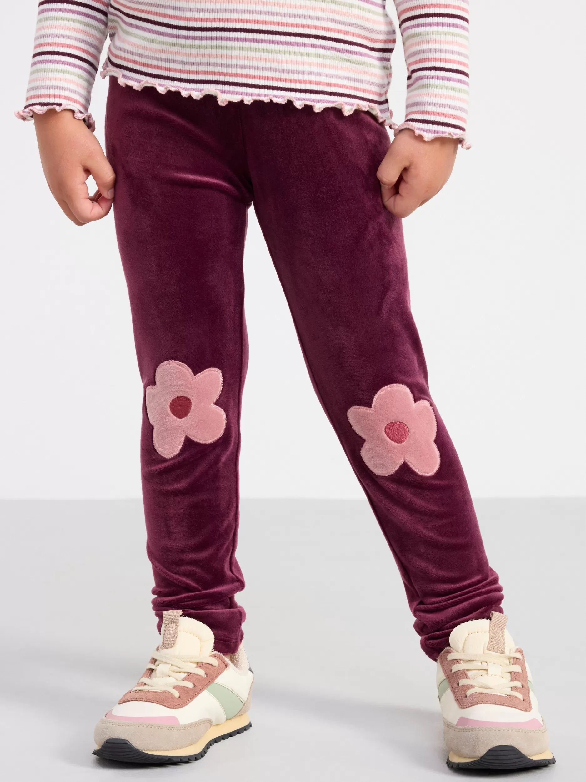 Lindex Bukser & Leggings<Velurleggings Dark Lilac