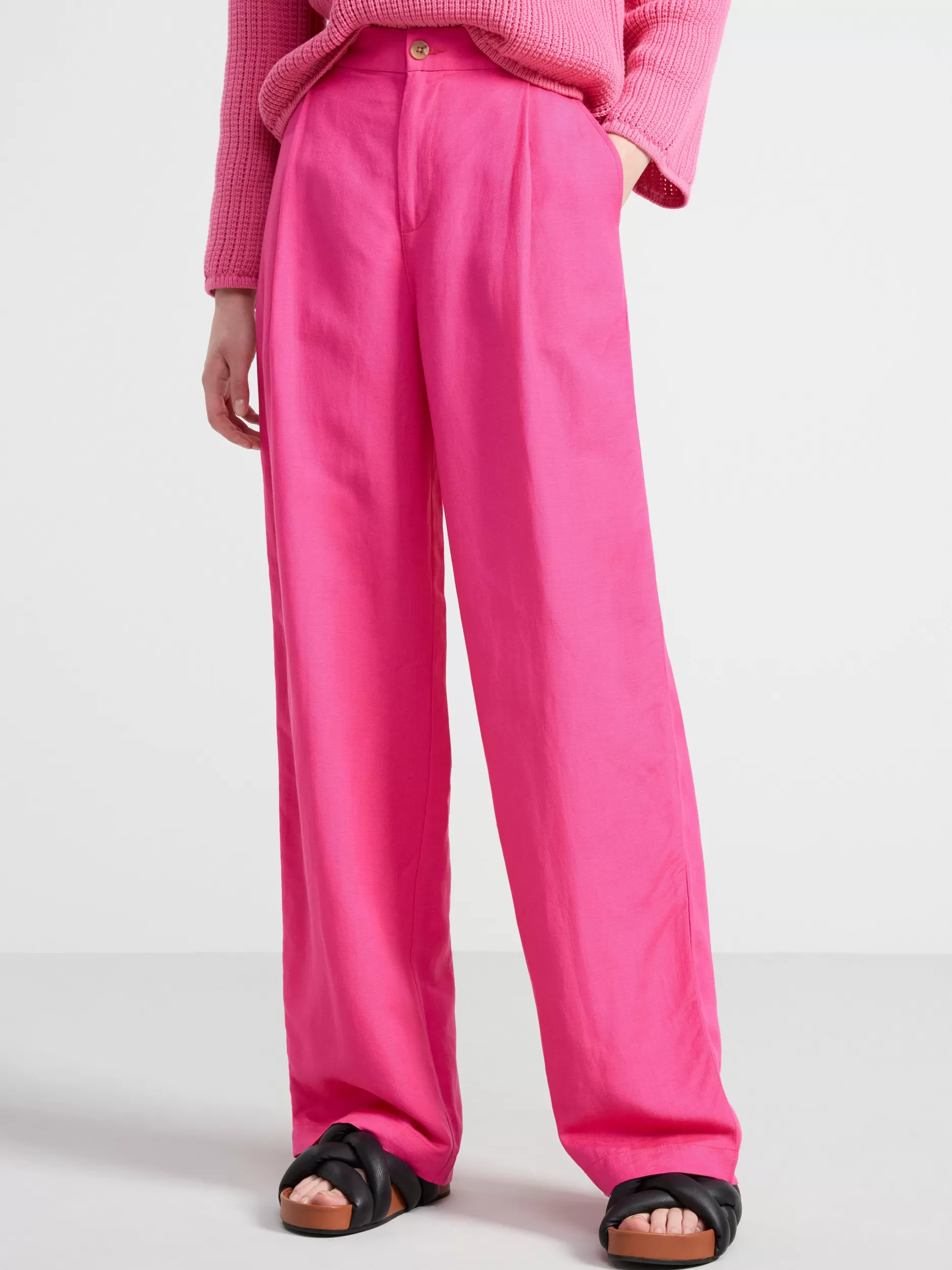 Lindex Bukser<Vide Bukser I Linblanding Pink