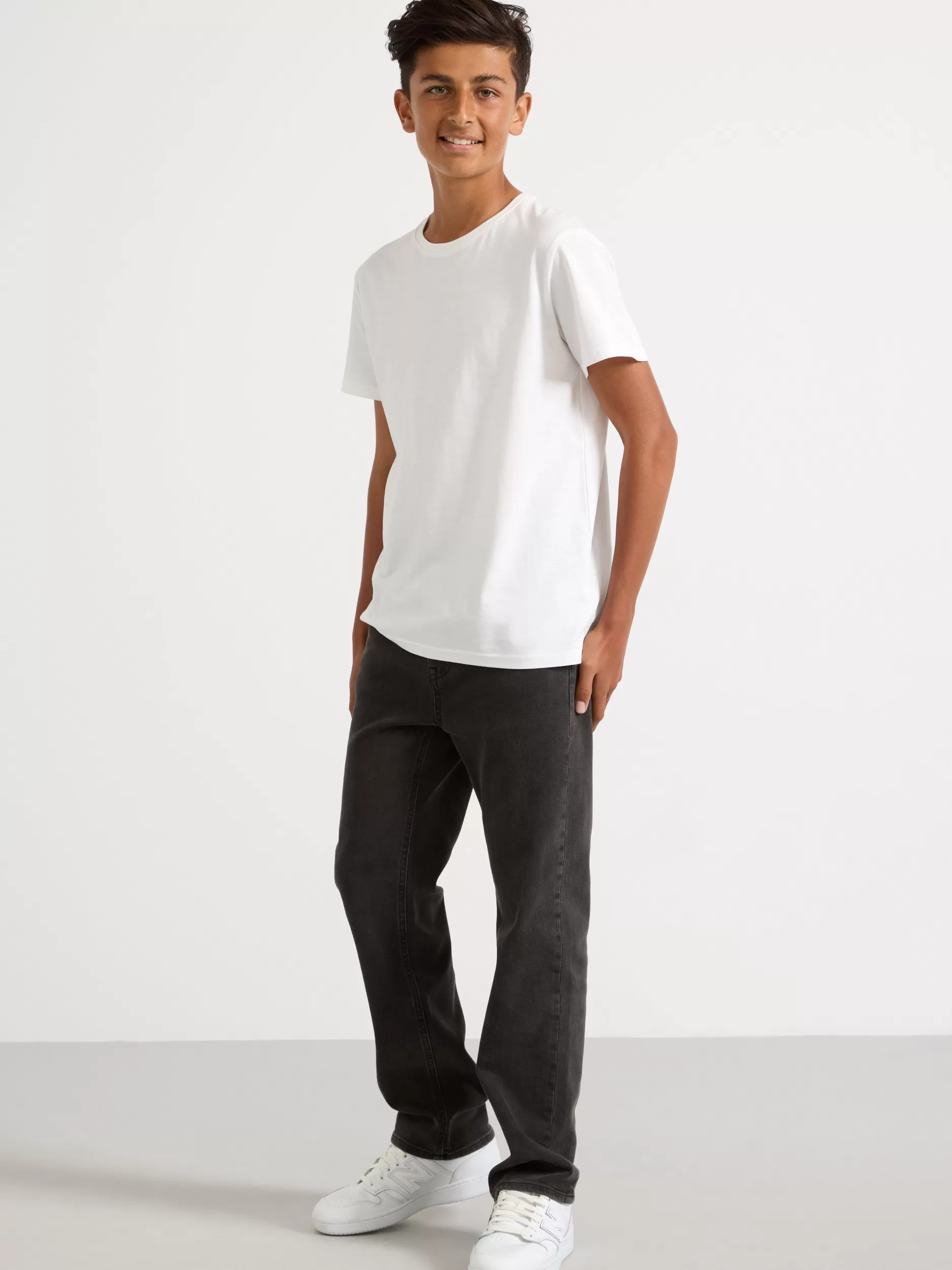 Lindex Jeans<Vilgot Vide, Rette Ben Med Normalt Liv Black