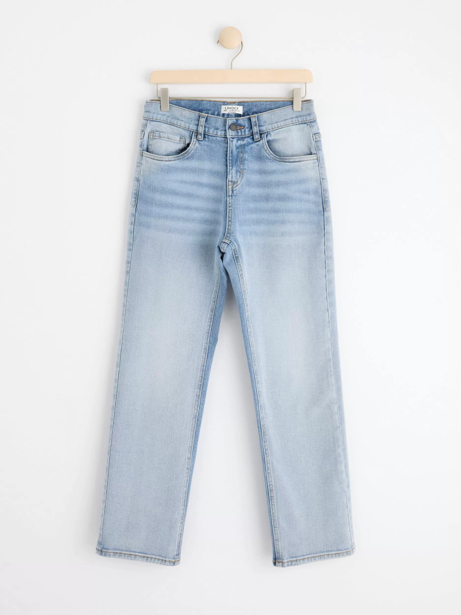 Lindex Jeans<Vilgot Vide, Rette Jeans Med Normalt Liv Light Denim